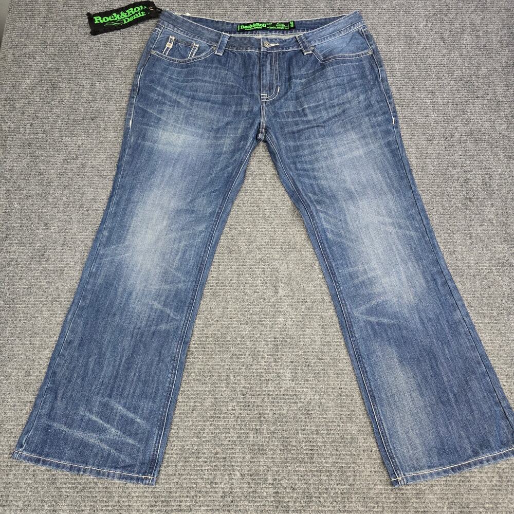 Rock & Roll Cowboy Pistol Jeans Mens 40x32 NWT Regular Straight Leg Western